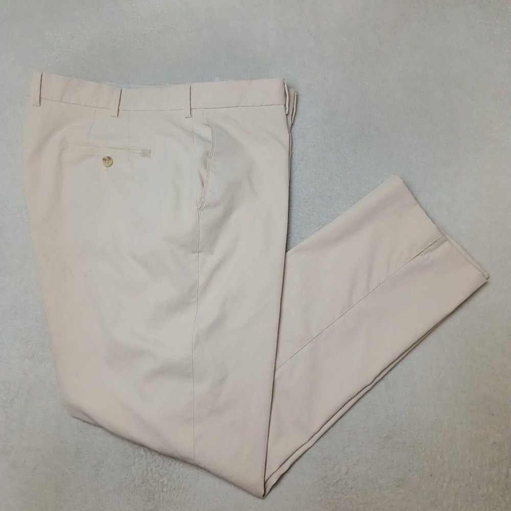 Peter Millar Pants Men 42x32 Beige Golf Crown Raleigh Performance Stretch Work